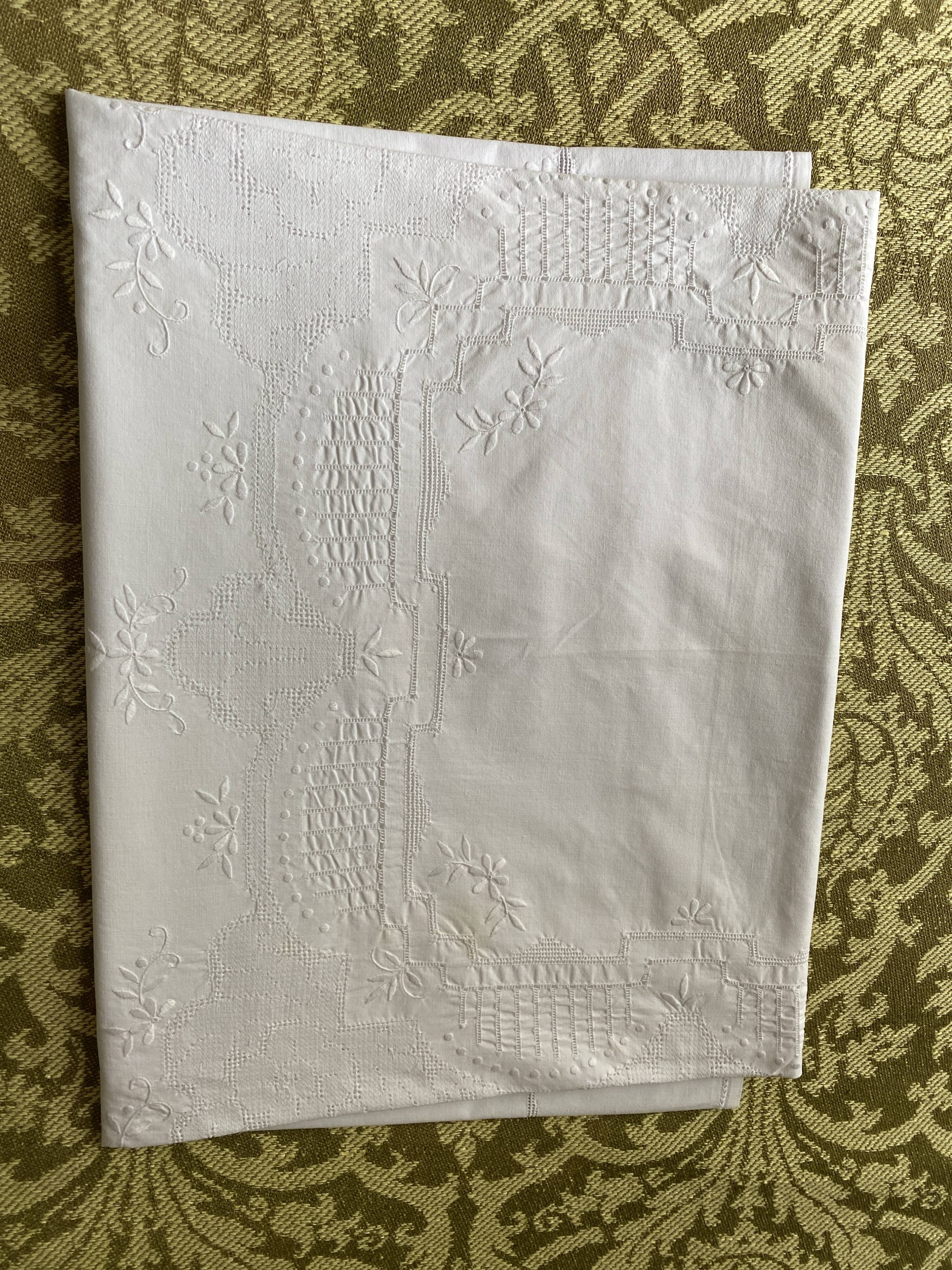 Embroidered tablecloth