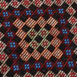 6X10 Bluw & Burgundy Handmade Vintage Kilim Rug, 181x295Cm