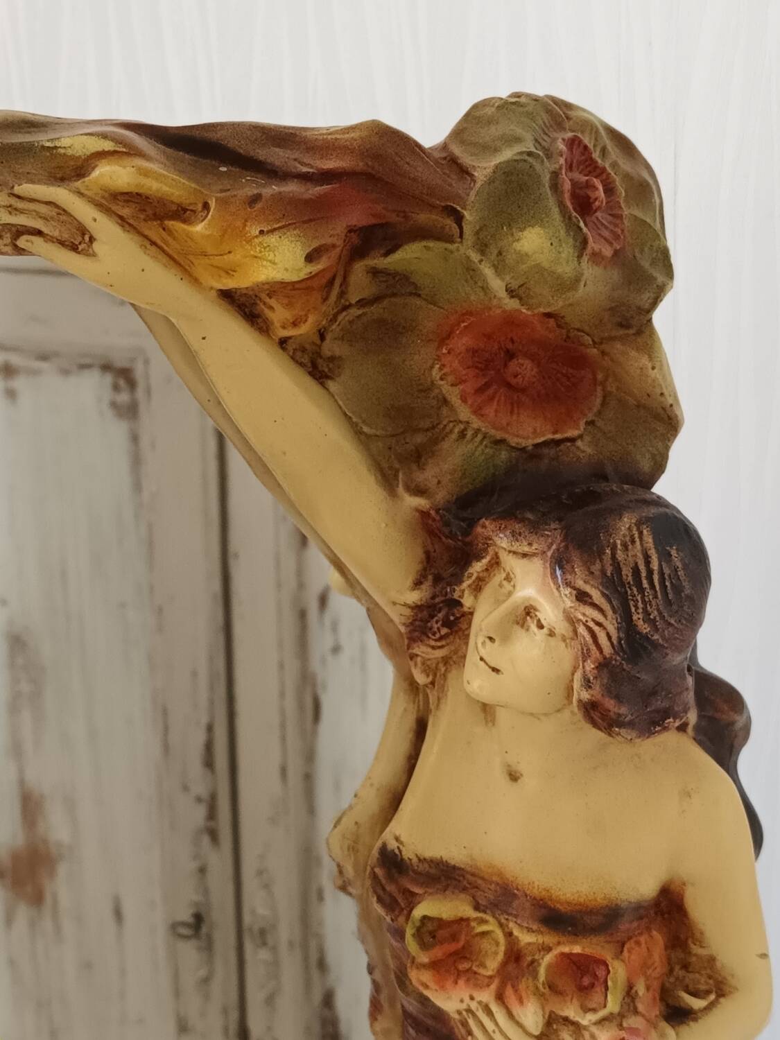 Art Nouveau tabletop mirror