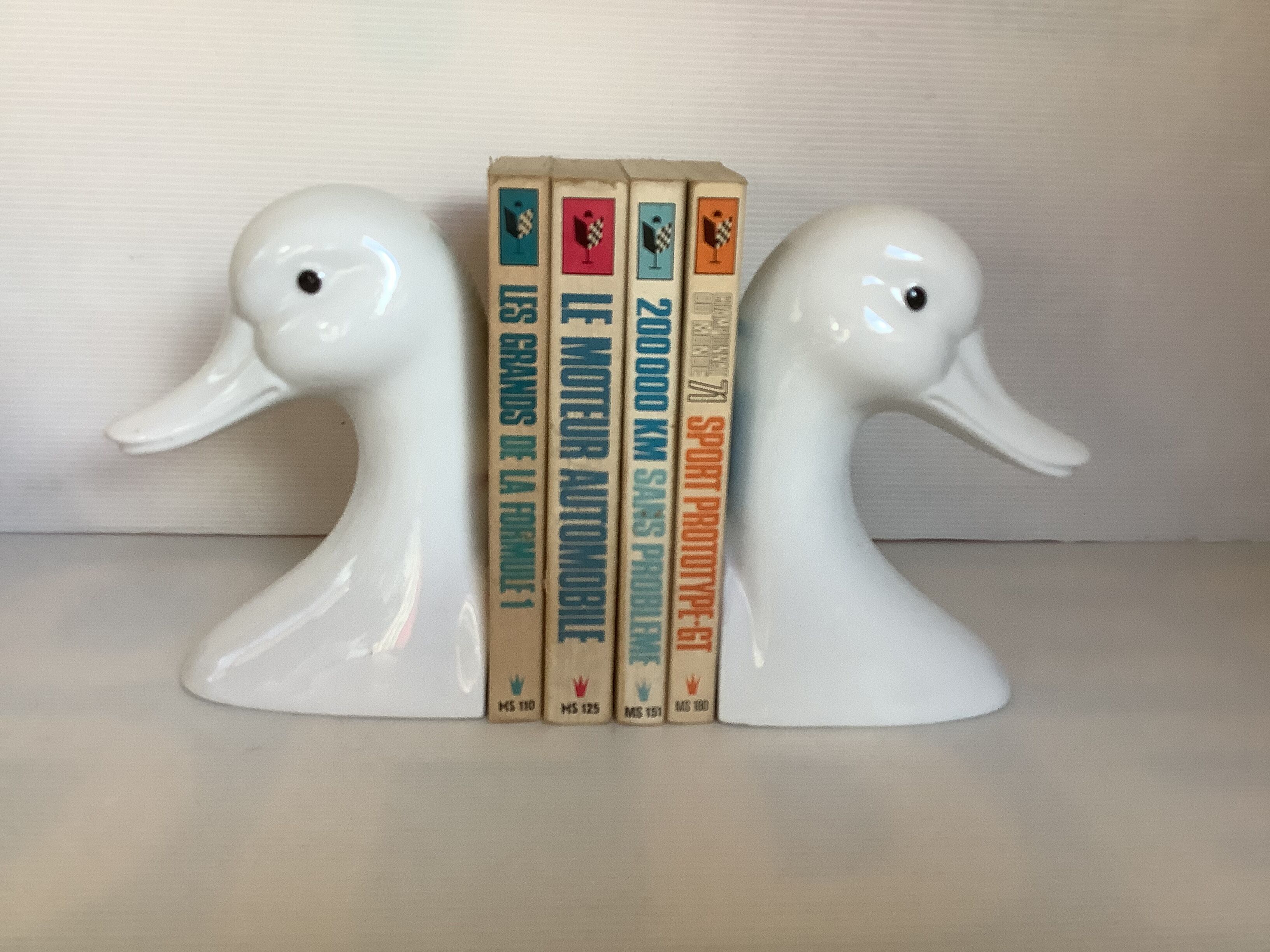 Pair of greenhouse books geese ducks swans