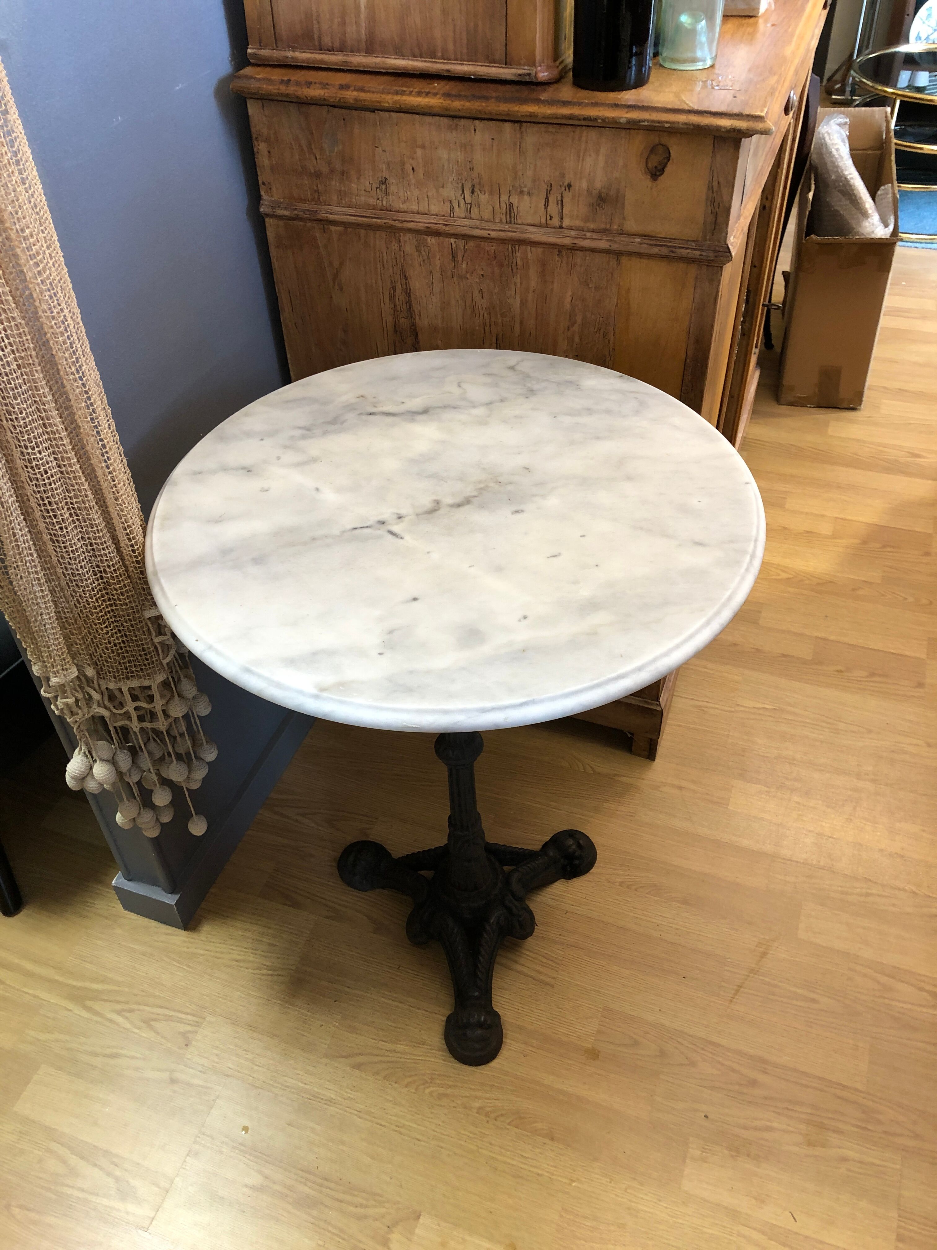 Marble bistro table