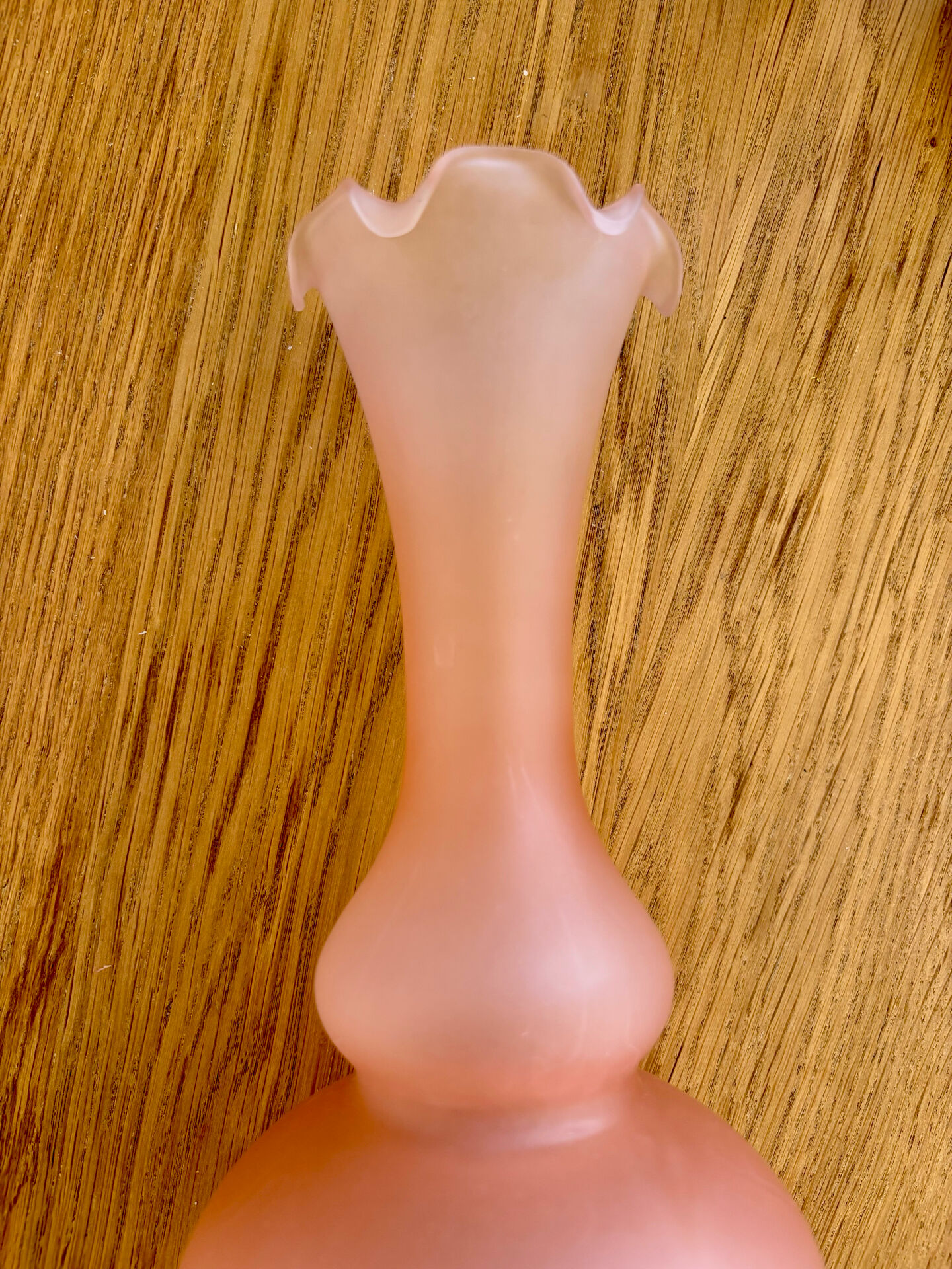 Opaline glass vase