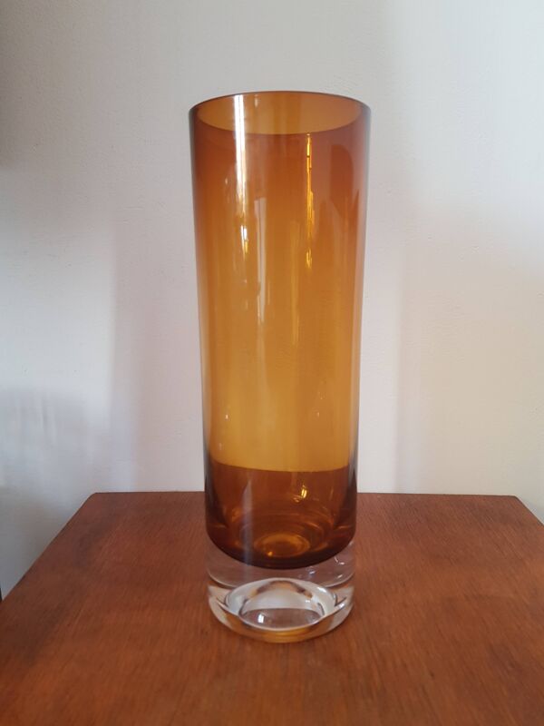 Vase en verre Aseda ''skol'' par Bo Borgstrom