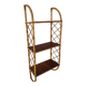 Étagère murale vintage en bambou et bois
