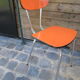 4 chaises formica orange