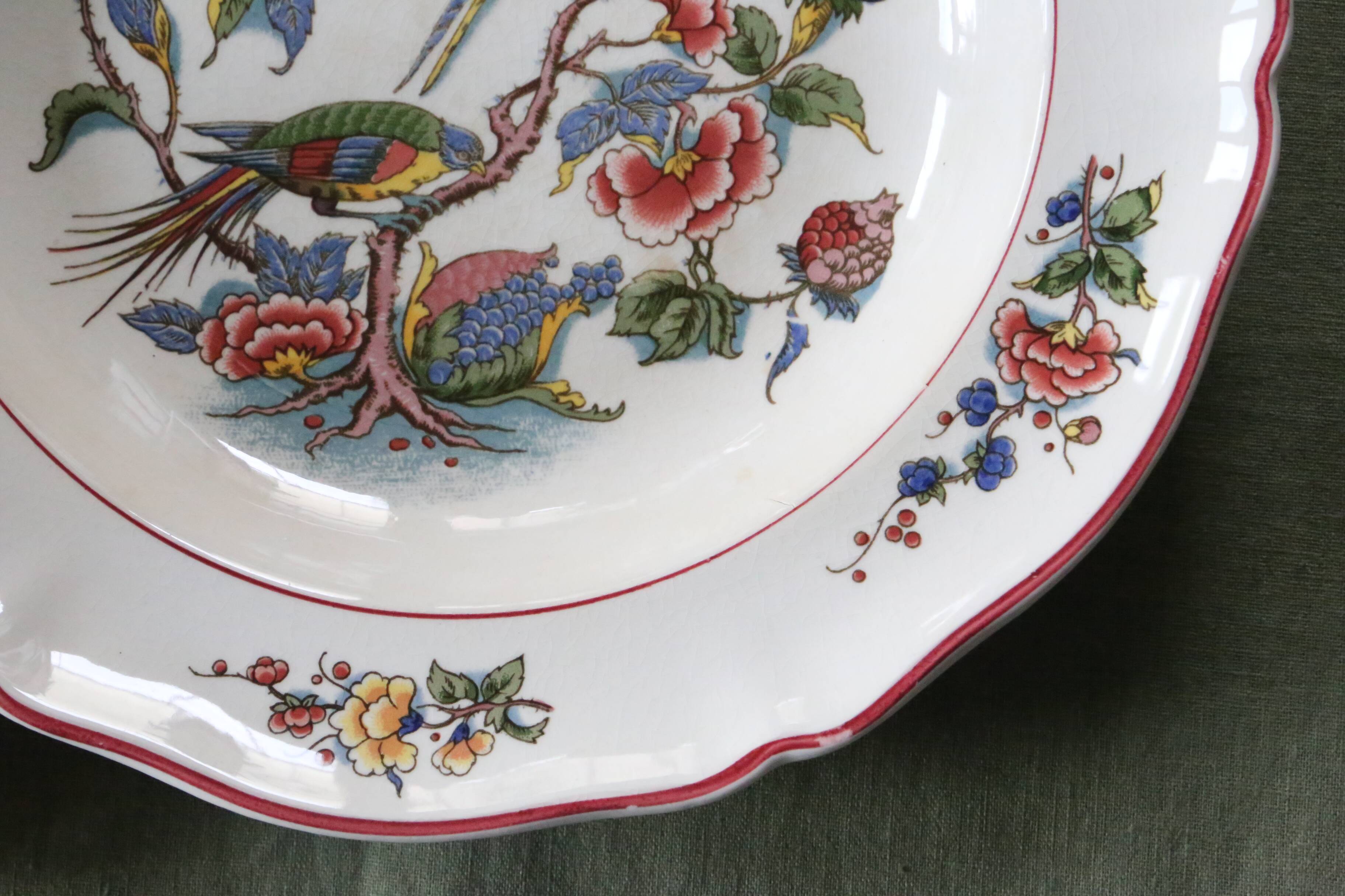 Soup plate, Phoenix service, Villeroy and Boch, vintage