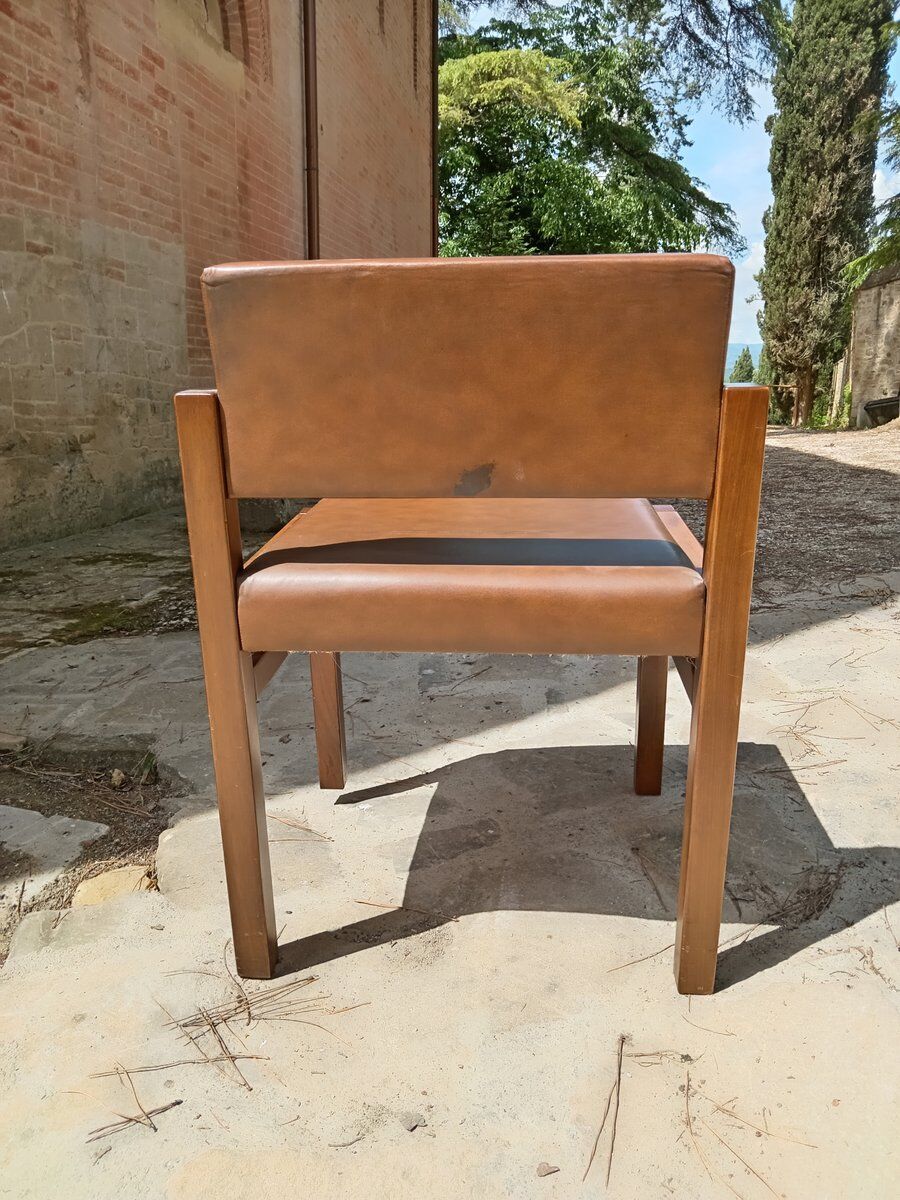 Chairs and table by Umberto Brandigi for Planula, 1960s, set of 5
