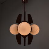 Lustre du milieu du siècle par Elektrofem, Hongrie, années 1970