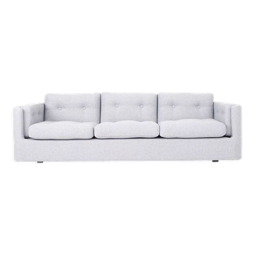 Canapé bergen gris colombe, design scandinave