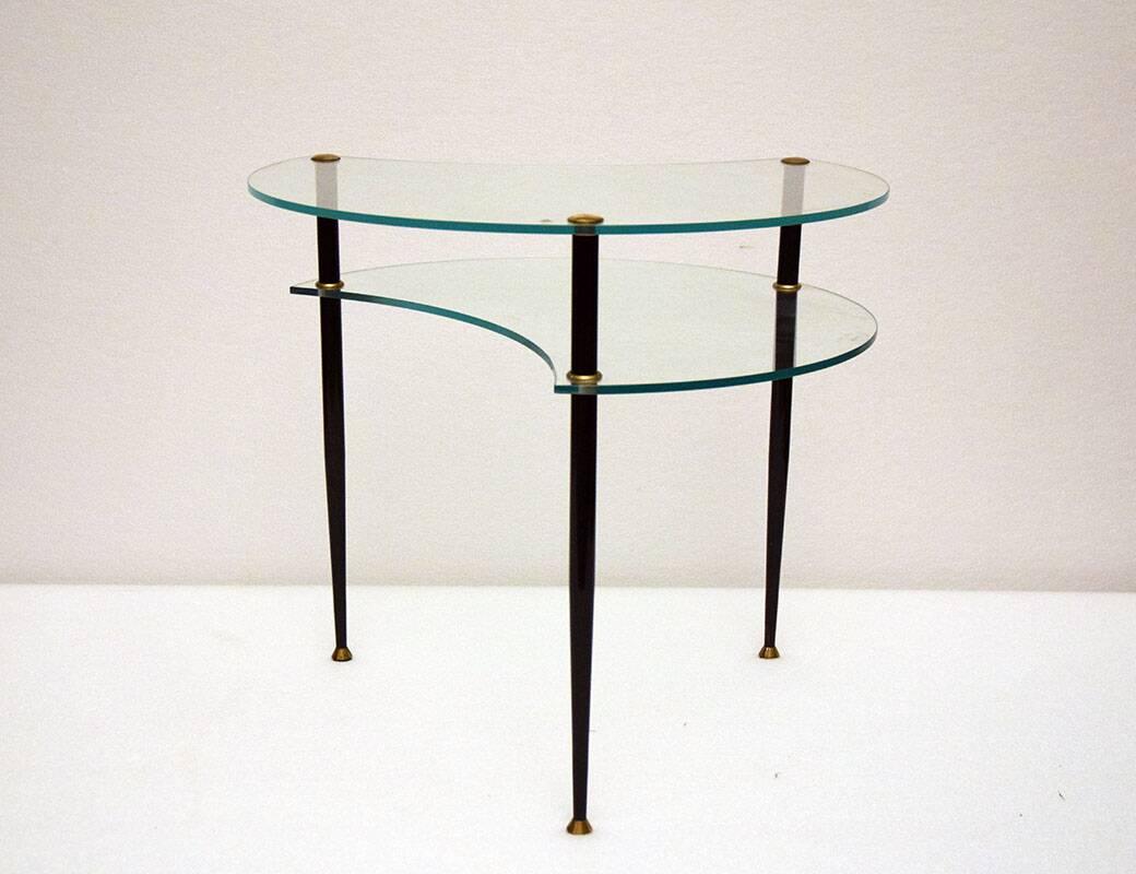 Edoardo Poli asymmetrical coffee table for Vitrex, 196