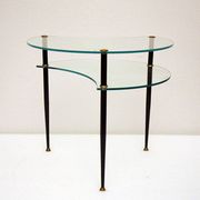 Edoardo Poli asymmetrical coffee table for Vitrex, 196