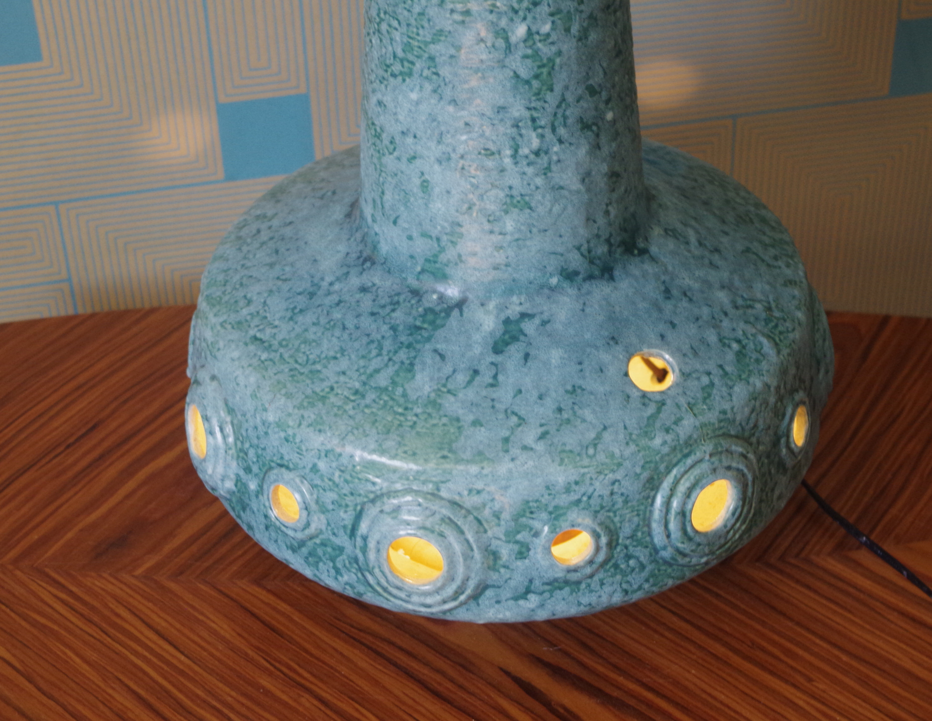 Ceramic lamp from the 70s