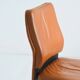 Vintage 1980s leather swivel office chair