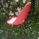 Vintage cocktail barrel-shaped chair