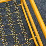 Pair of metal beds by Marc Berthier, Twenty Tube collection, 1972