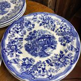 Twelve ironstone plates