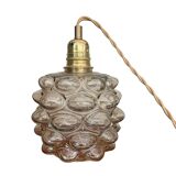 Amber glass pendant lamp Helena Tynell