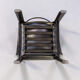 Carlo Bartoli black leather dining chair for Matteo Grassi set/4