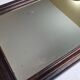 Miroir ancien rectangulaire encadrement en bois 51x37cm