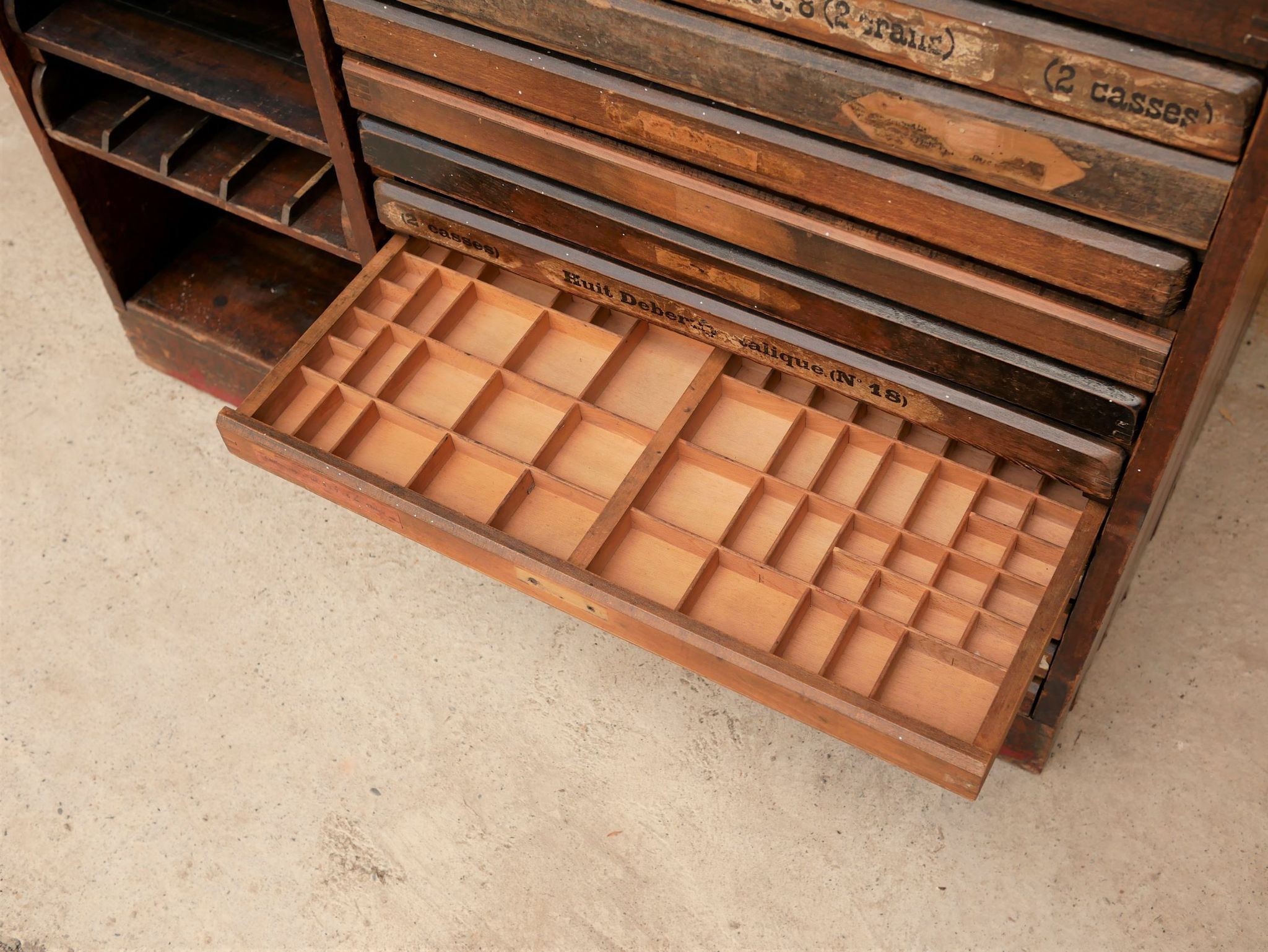 Vintage printing furniture - Craft furniture