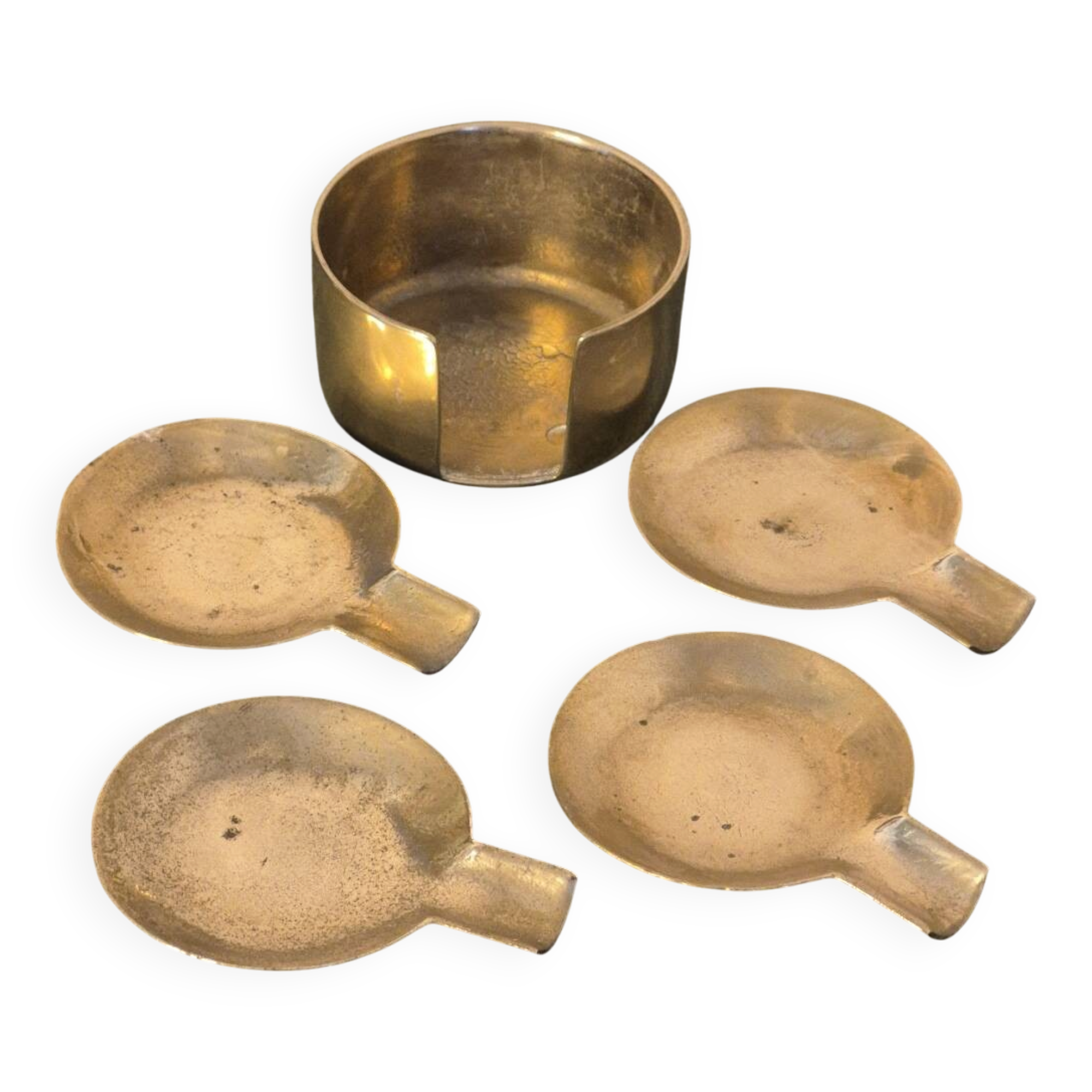Brass ashtrays