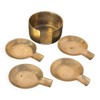 Brass ashtrays