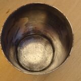 Silver-plated metal timbale Ercuis