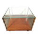 Designer coffee table on wheels, chrome, rosewood and glass from Denisco made in Italy 1970