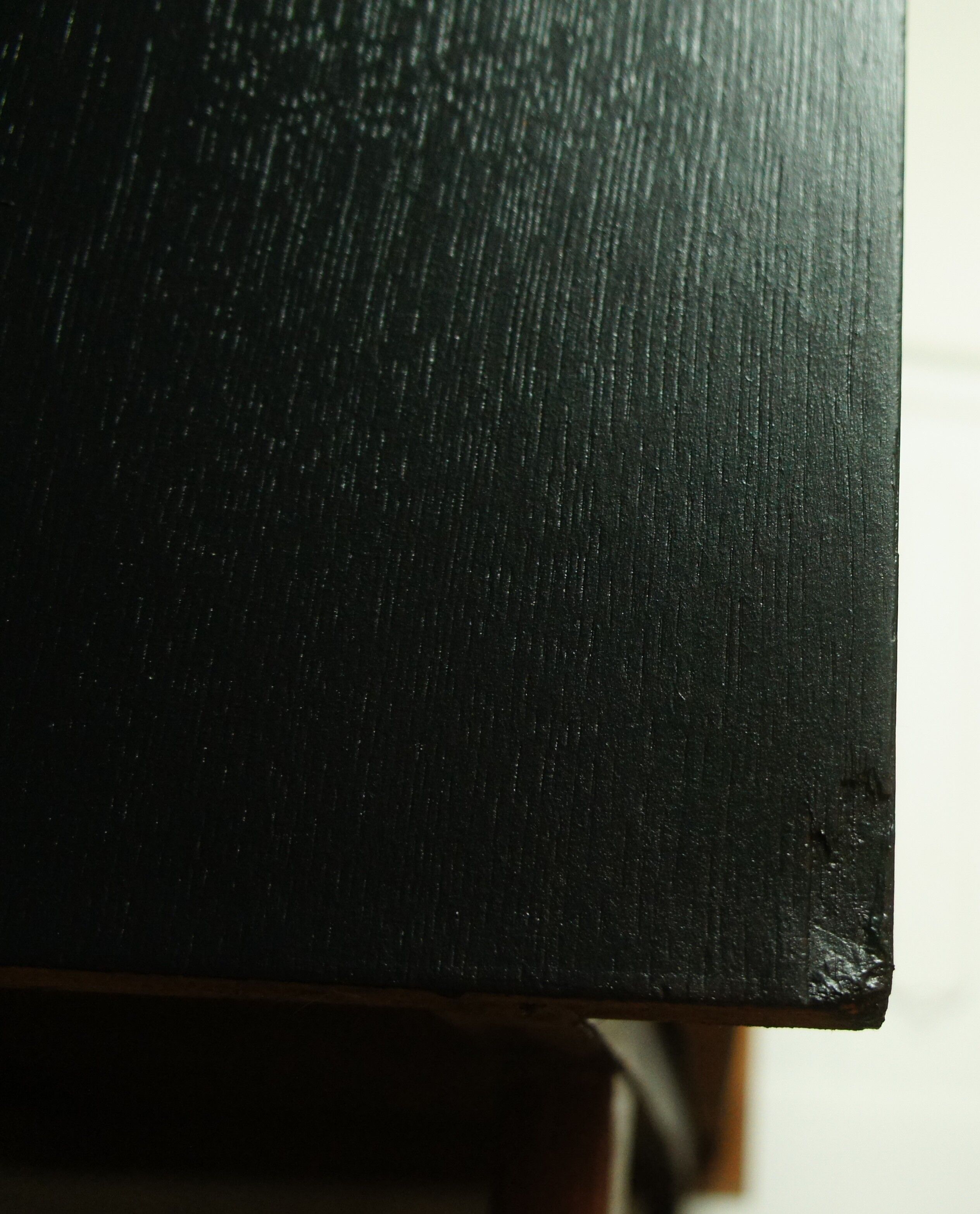 Convenient feet compass wood tinted teak 1950