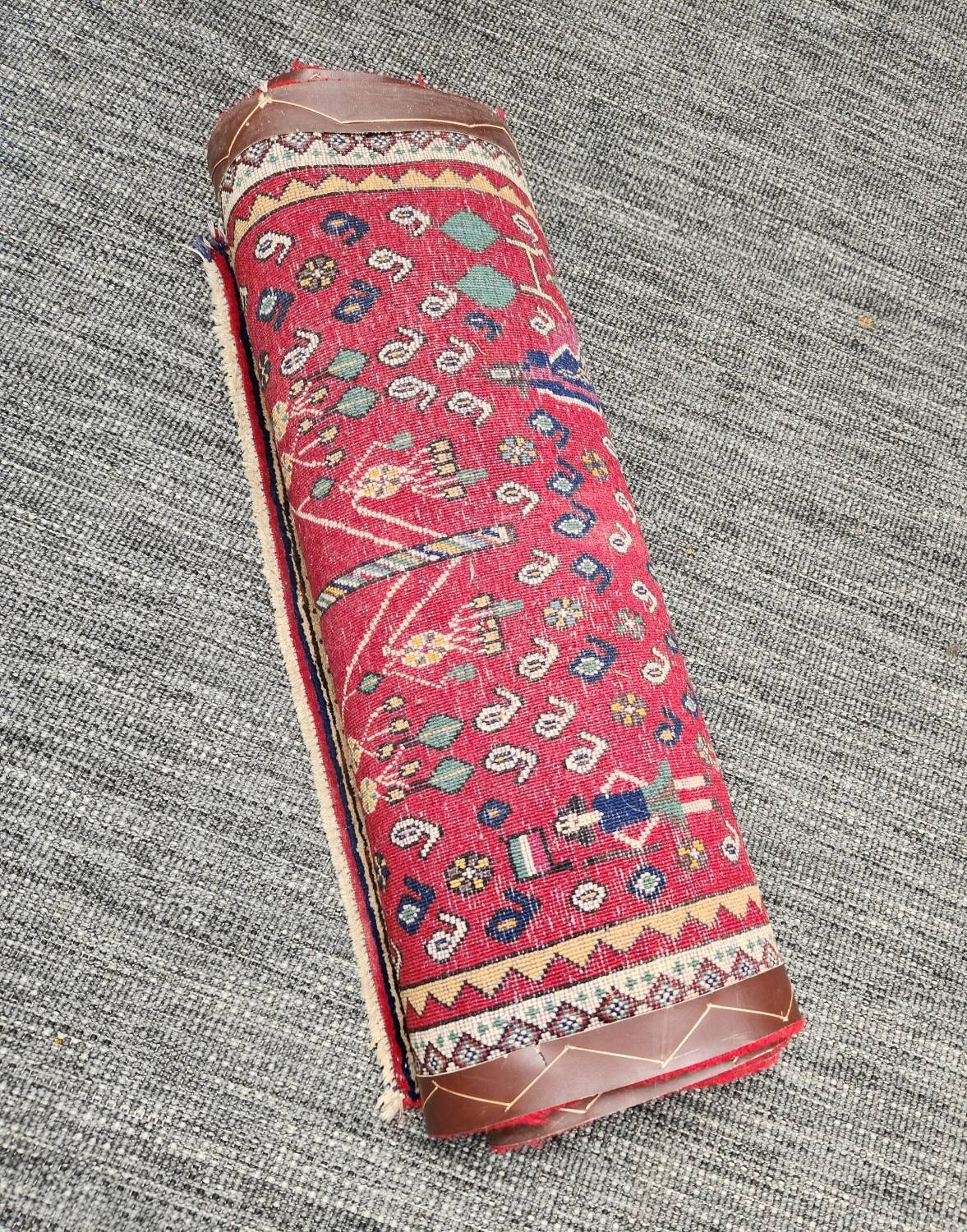Old Persian hallway carpet