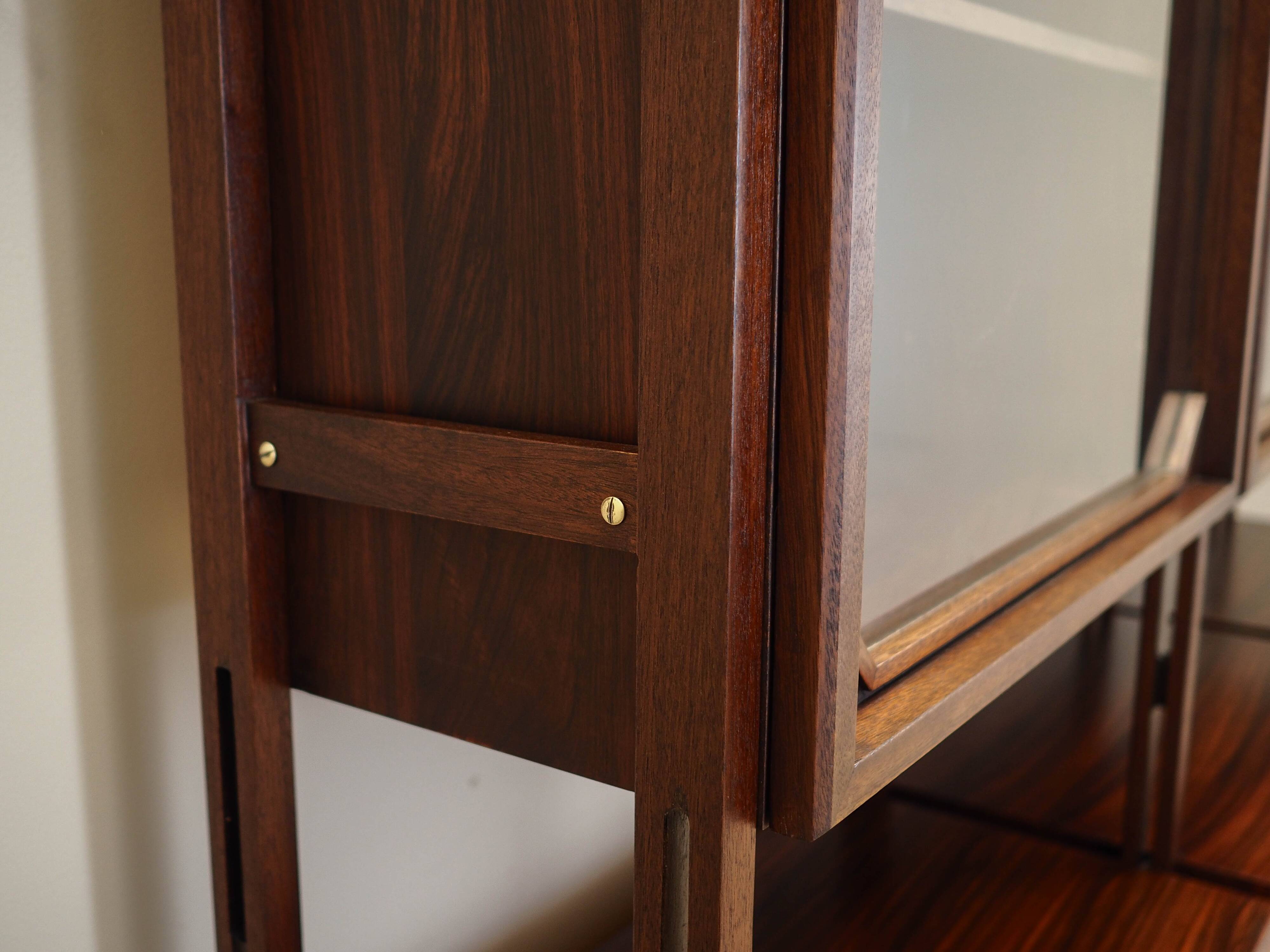 Rosewood modular shelving unit, Italian design, 1960s, production: Italy