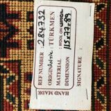 Handmade pure wool oriental rug, new with label