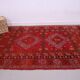 Red Vintage Moroccan Rug 192 x 321 cm - Berber Wool Rug - Handmade Rug Boho