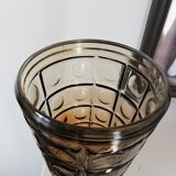 Vase jaune ambré en verre