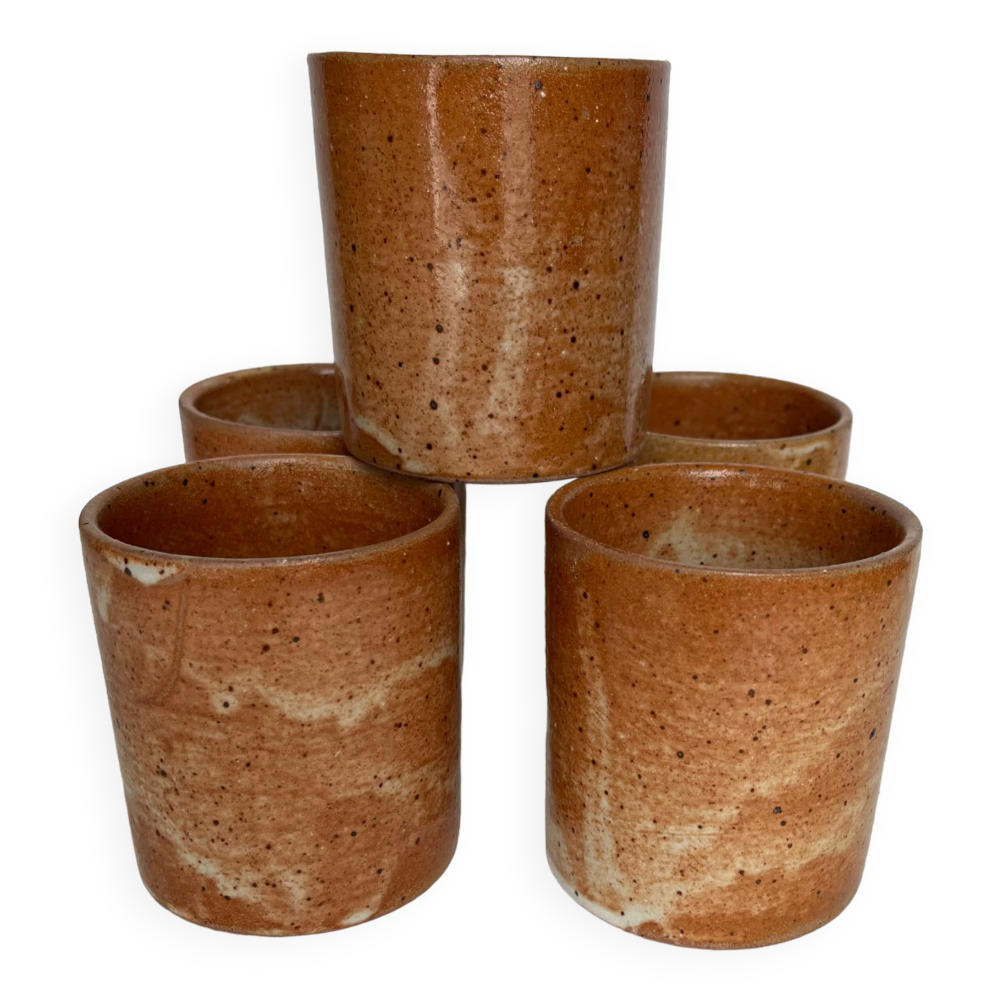 5 Sandstone cups