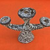 1960s Pair of Ceramic Candlesticks