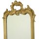 Miroir ancien français doré de style baroque du XIXe siècle 148 cm