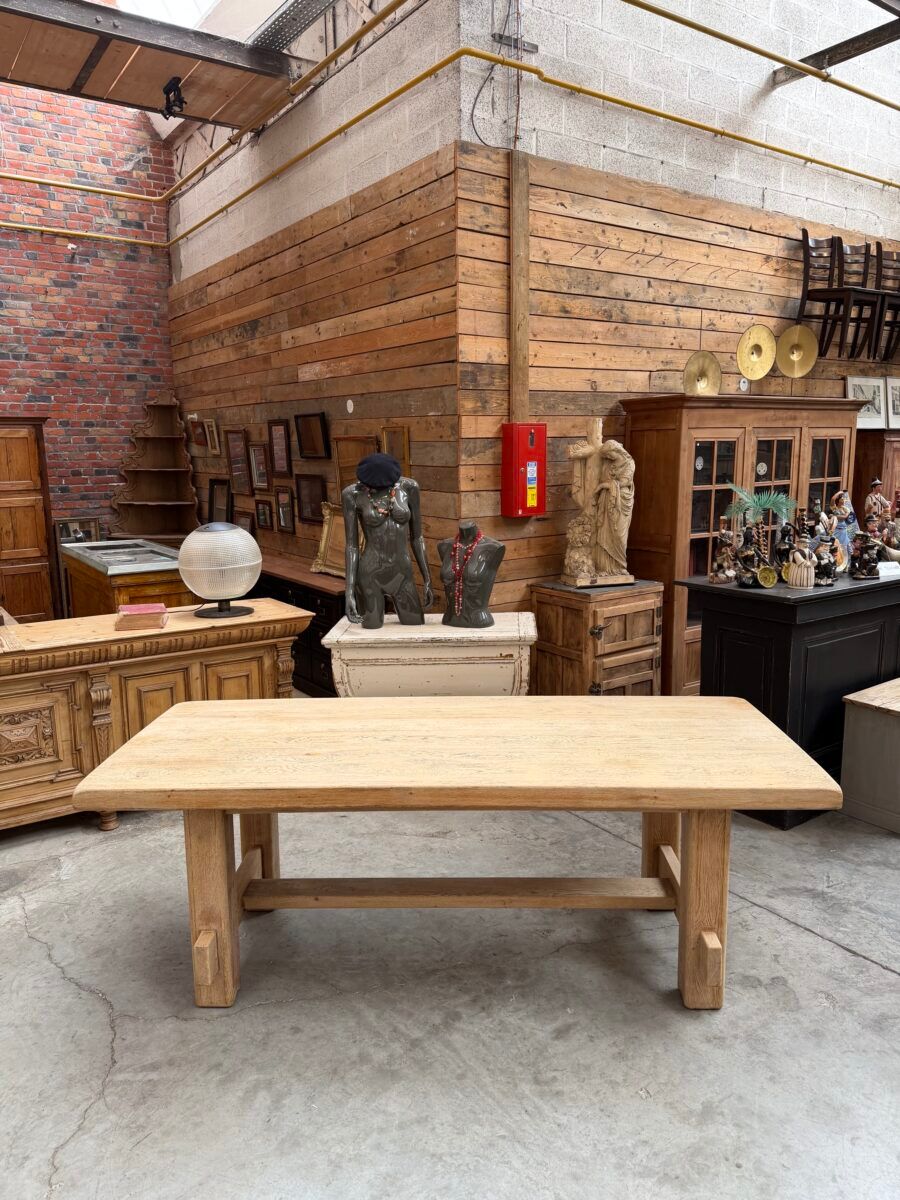 Oak farmhouse table