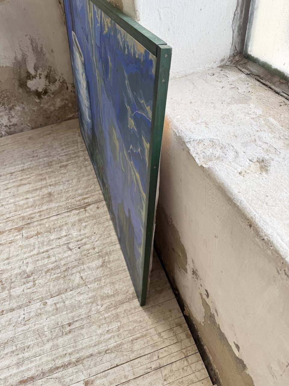 Saunière Audouze XL blue jar painting
