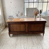 Drapery oak counter 1900
