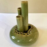 3-branched soliflore vase in handcrafted ceramic