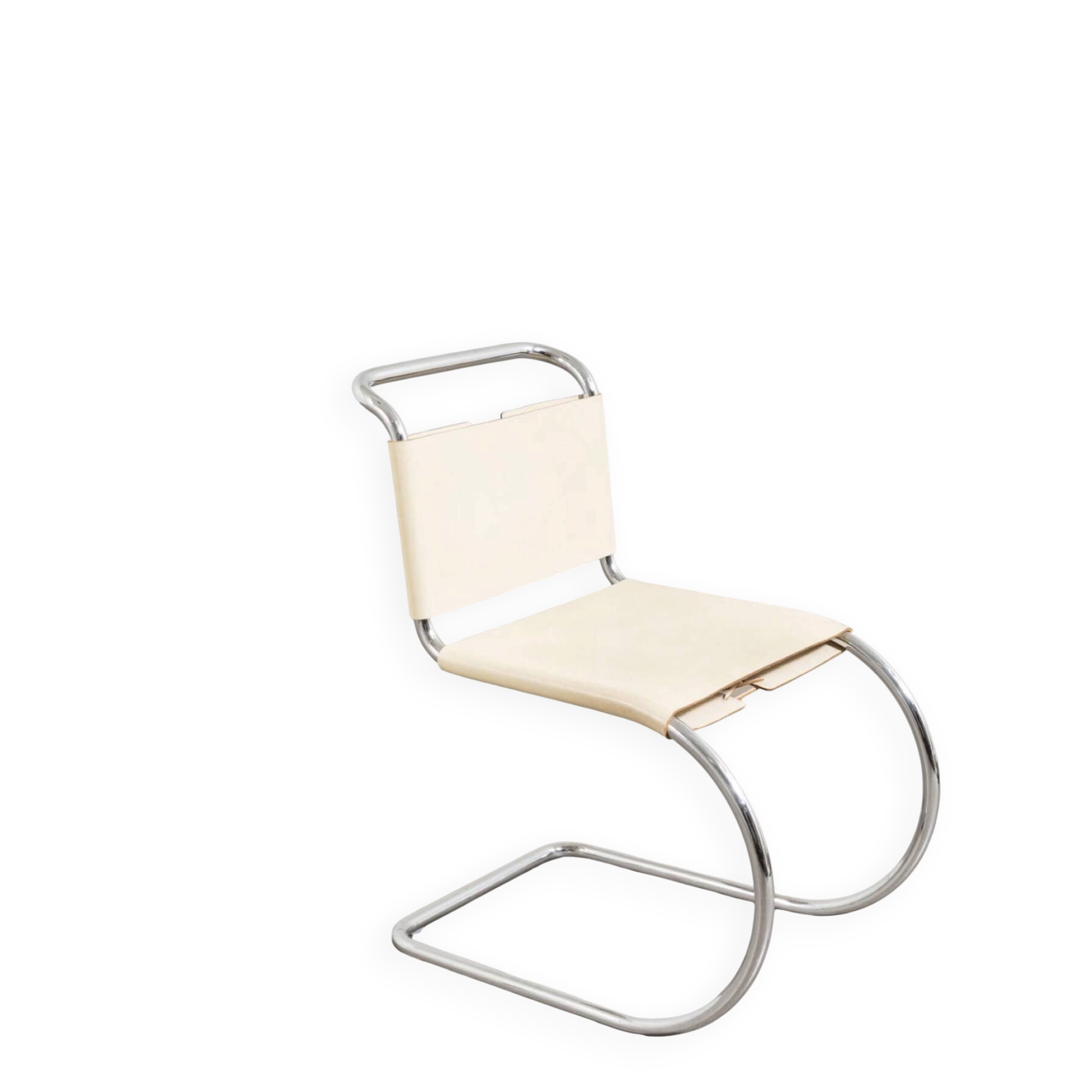 Chair MR10 Ludwig Mies van der Rohe – Knoll – beige leather