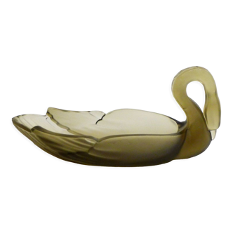 Smoked glass swan pocket emptier