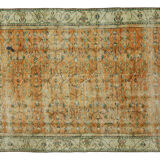 Anatolian handmade vintage rug 275 cm x 168 cm
