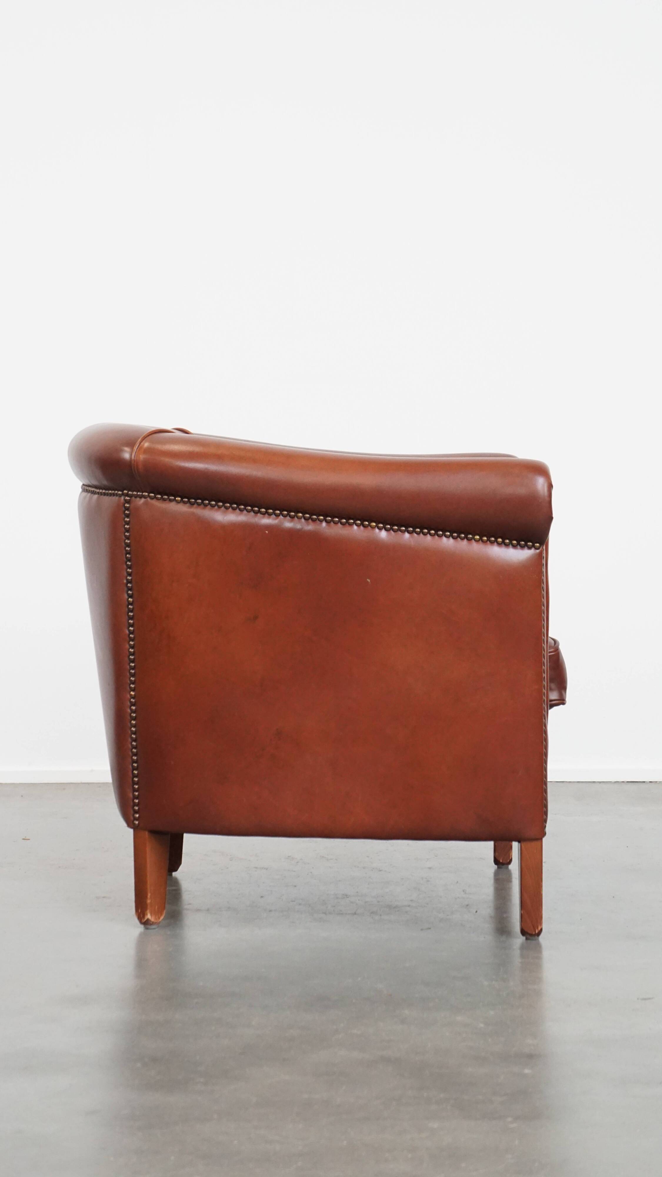 Club Chair in Cowhide Leather
