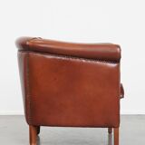 Club Chair in Cowhide Leather