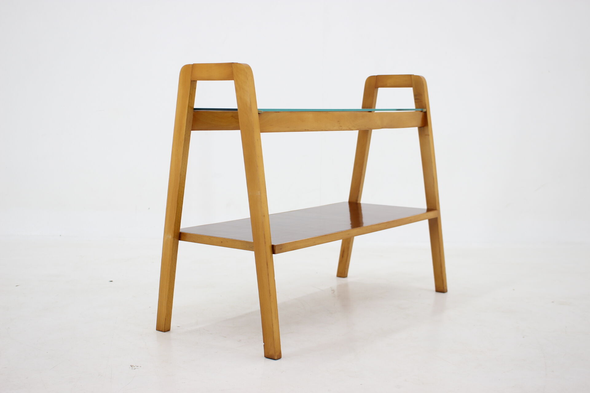 1970s Side Table or TV Rack, Czechoslovakia