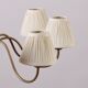 Hans Bergström '10/8' Swedish Modern 8-arm Chandelier in Brass, 1940s