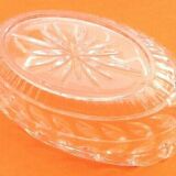 1950s cup / fruit basket in the style of the jonzac model from baccarat