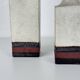 Rare Bruno Gambone Ceramic Monofiore Vase Trio, Italy – Mid-20th Century